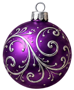 Purple Ornament - $50